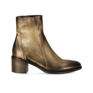 Strategia Gemma Gold Heeled Ankle Boot - NWT